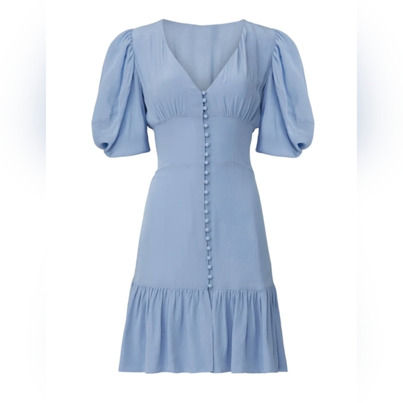 Button front viscose dress - Picture 1 of 5